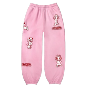 MISBEHAVE SWEATPANTS PINK POISON